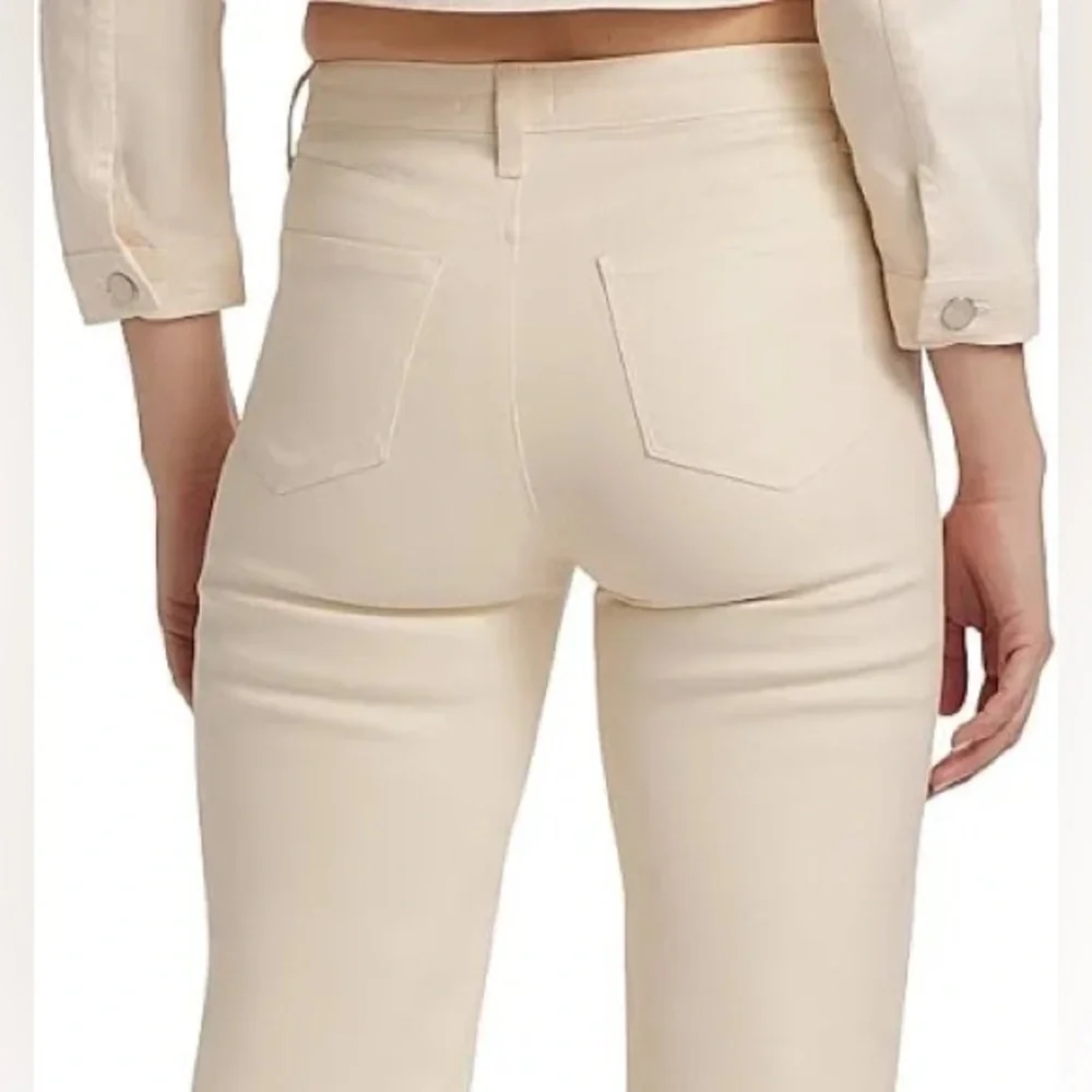 L’Agence Clayton Wide-Leg Coated Jean | NWT | Sz. 23 | French Vanilla | Cream - Picture 7 of 16